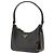 Prada Mini borsa hobo a tracolla con logo Triangle in Saffiano Nero - vista 4