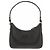 Prada Mini borsa hobo a tracolla con logo Triangle in Saffiano Nero - vista 6