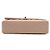 Chanel Borsa a tracolla classica in agnello beige con catena argentata media Marrone - vista 10