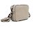 Tory Burch Sac bandoulière et sac caméra en cuir gris avec pompon - vue 2