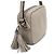 Tory Burch Sac bandoulière et sac caméra en cuir gris avec pompon - vue 9