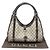 Gucci Borsa Jackie a tracolla in PVC con bordi in vernice GG Logo Marrone - vista 2