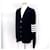 Thom Browne Cardigan mit diagonaler Strickoptik Navy Blau - Ansicht 13