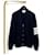 Thom Browne Cardigan mit diagonaler Strickoptik Navy Blau - Ansicht 2