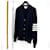 Thom Browne Cardigan mit diagonaler Strickoptik Navy Blau - Ansicht 9