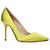 Manolo Blahnik Satin-Pumps Golden - Ansicht 3