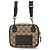 Gucci Mini borsa a tracolla in tela GG FAEON Nero - vista 8