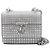 Jimmy Choo Borsa a Spalla e a Tracolla Crystal Decor Silver Chain Argento