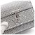 Jimmy Choo Borsa a Spalla e a Tracolla Crystal Decor Silver Chain Argento - vista 8