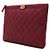 Chanel Clutch Boy Caviar Rossa Rosso - vista 2