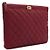 Chanel Clutch Boy Caviar Rossa Rosso - vista 3