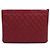 Chanel Clutch Boy Caviar Rossa Rosso - vista 4