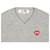 Comme Des Garcons Invader Pixel Wappen Knit AZ Strickpatch Silber - Ansicht 4