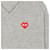 Comme Des Garcons Invader Pixel Wappen Knit AZ Strickpatch Silber - Ansicht 5