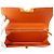 Borsa a tracolla in pelle classica Bottega Veneta Arancione - vista 7