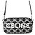 Céline Borsa a tracolla orizzontale in pelle Celine Triomphe Nero