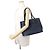 Prada Canvas Tote Bag 1BG356 ABG Schwarz Blau - Ansicht 4