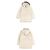 Burberry Gesteppte Kapuzenjacke mit Karomuster für Kinder (Beige) Weiß - Ansicht 2