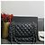 Borsa Chanel Classic Flap Large Pelle Caviar Nero - vista 2