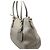 Borsa a mano in pelle Vitello Phoenix PRADA Grigio - vista 3