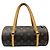 Borsa Boston Louis Vuitton Monogram Papillon 26 Marrone - vista 2