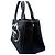 Borsa a mano e borsa a tracolla in tela Canapa nera Prada Nero - vista 4