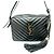 Bolsa de ombro Lou Camera em couro acolchoado Saint Laurent Verde - vista 2