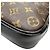 Borsa a Spalla Louis Vuitton Monogram Macassar Bass PM Marrone Nero - vista 8