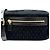 Borsa a tracolla Saint Laurent Monogram All-Over in scamosciato nero