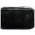 Borsa a tracolla Saint Laurent Monogram All-Over in scamosciato nero - vista 3