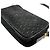 Borsa a tracolla Saint Laurent Monogram All-Over in scamosciato nero - vista 6