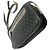 Borsa a tracolla Saint Laurent Monogram All-Over in scamosciato nero - vista 8