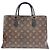 Borsa a tracolla Louis Vuitton M43550 Flower Tote Monogram Marrone Nero - vista 2