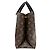 Borsa a tracolla Louis Vuitton M43550 Flower Tote Monogram Marrone Nero - vista 4