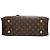 Borsa a tracolla Louis Vuitton M43550 Flower Tote Monogram Marrone Nero - vista 5