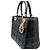 Borsa a tracolla Christian Dior Lady Cannage in agnello Nero - vista 4