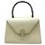Borsa Valextra Mini Iside in pelle off-white Bianco sporco - vista 2