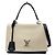 Louis Vuitton Lockme 2 Cartable Handtasche Schwarz Beige