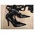 Décolleté con lacci Gucci di Tom Ford in pelle nera Nero - vista 3