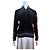 Giacca Bomber in Velluto Thierry Mugler con Strisce Rosa e Dettaglio Stella Nero - vista 2