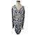 Abito Maje con paillettes blu e argento