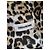 Vestido de satén de leopardo Zadig & Voltaire Castaño Negro Estampado de leopardo - vista 7