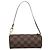 Louis Vuitton Papillon Pochette Damier Ebene Marrone - vista 2