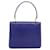 Céline Celine Vintage Carriage Top Handle Leather Medium Blu - vista 2