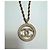 Collana Chanel Logo CC con Perle Dorate D'oro - vista 2