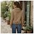 Moncler Amaran Giacca a Vento con Cappuccio in Nylon - Beige - vista 18