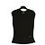 Chanel 2015 Top Maille Noir FR36 Top de Punto de Algodón Negro UK8 US6 Impecable