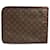 Clutch Louis Vuitton Monogram Marrone Monogramma - vista 3