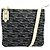 Borsa a tracolla Gucci blu navy e bianco