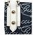 Borsa a tracolla Gucci blu navy e bianco - vista 11